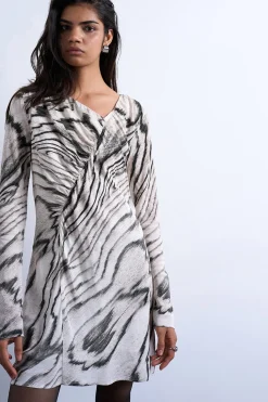 Vestido mini asimétrico