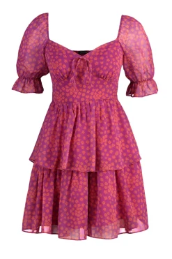 Vestido mini con escote