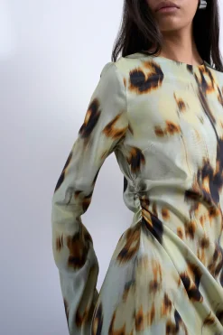 Vestido mini de viscosa