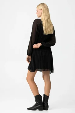 Vestido Plisado con Cord&oacute;n