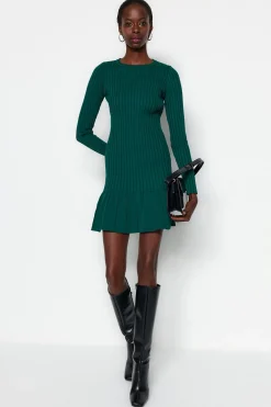 Vestido plisado mini