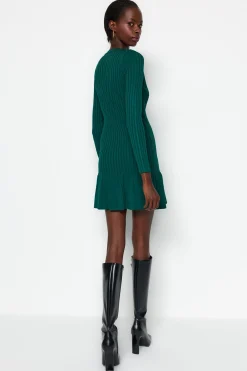 Vestido plisado mini