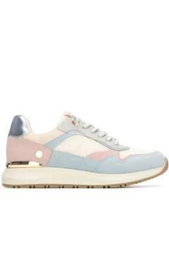 Zapatilla cordones detalle metalizado