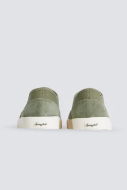 Zapatilla piel combinada