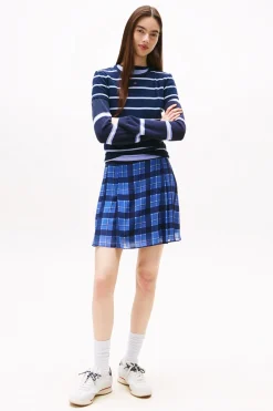 Zapatilla Tommy Jeans blanca con detalles en azul y rojo