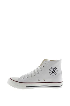 Zapatillas abotinadas de lona Victoria Tribu con puntera de goma