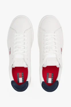 Zapatillas blancas con bandera de Tommy Jeans