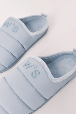 Zapatillas casa acolchadas azul