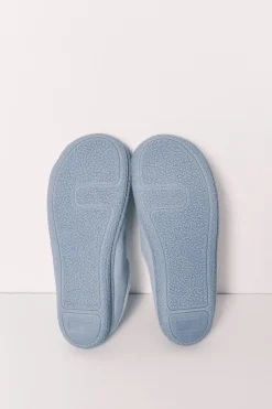 Zapatillas casa acolchadas azul
