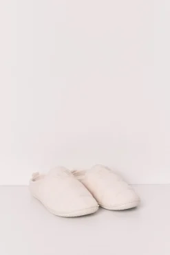 Zapatillas casa acolchadas blanco