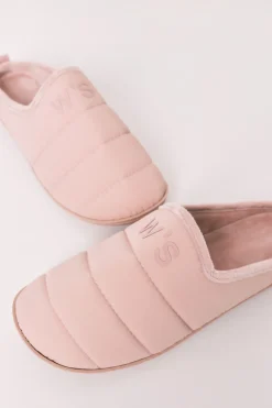 Zapatillas casa acolchadas rosa