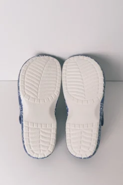 Zapatillas casa zueco forrado flores