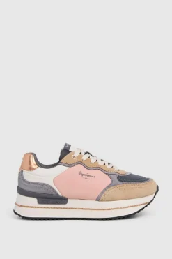 Zapatillas de ante y glitter