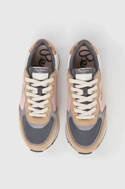 Zapatillas de ante y glitter