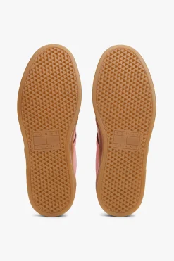 Zapatillas de mujer de serraje en color rosa de Tommy Jeans.