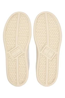Zapatillas de mujer en color blanco con bandera de Tommy Jeans.