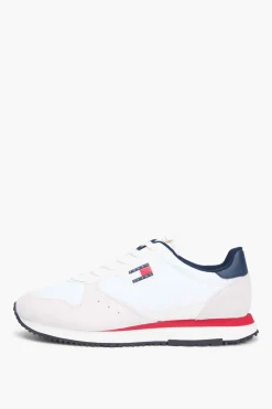 Zapatillas runner Tommy Jeans blancas con detalles a contraste