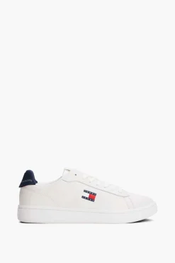Zapatillas Tommy Jeans blancas con logo bandera