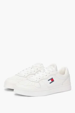 Zapatillas Tommy Jeans blancas con logo bandera