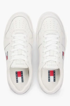 Zapatillas Tommy Jeans blancas con logo bandera