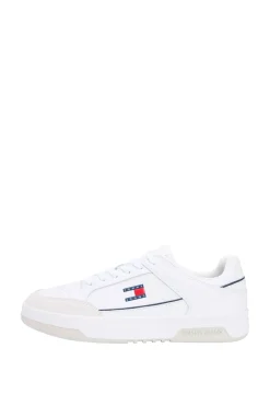Zapatillas Tommy Jeans blancas con logo bandera