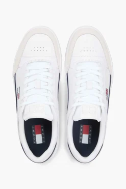 Zapatillas Tommy Jeans blancas con logo bandera
