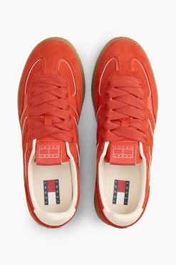 Zapatillas Tommy Jeans naranja con suela caramelo